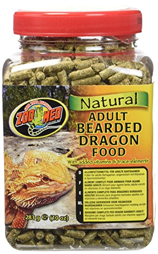 Zoo Med Laboratories SZMZM76 Beard Dragon Adult Soft-Moist Pellet, 10-Ounce