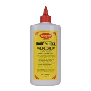 dr. naylor hoof 'n heal, hoof rot foot rot wound care, 16oz, sheep goat cow horse, 1-pack