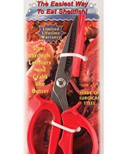 Sea Scissors for Crab Lobster and Shellfish, Surgical Stainless Steel Blades