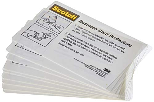 Scotch(R) Self-Sealing Laminating Pouches , Business Card Size (LS851-10G)