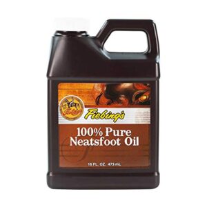 fiebing's 100% pure neatsfoot oil - natural leather preservative