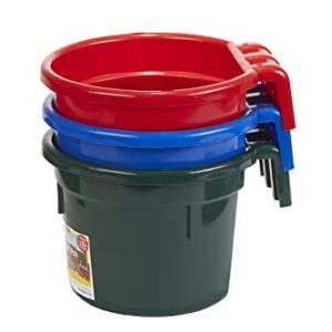 Fence Feed Bucket - Little Giant - 8 Quart Hook Over Feed Pail (Blue) (Item No. CPHBLUE)