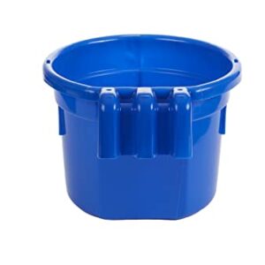 Fence Feed Bucket - Little Giant - 8 Quart Hook Over Feed Pail (Blue) (Item No. CPHBLUE)