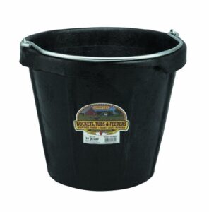 little giant rubber pail all-purpose rubber pail w/pouring lip (18 quart) (item no. dfp18)