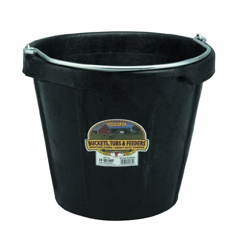 Little Giant Rubber Pail All-Purpose Rubber Pail w/Pouring Lip (18 Quart) (Item No. DFP18)