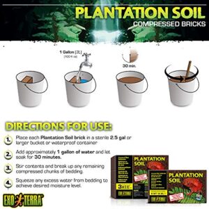Exo Terra Plantation Soil, 8 Quarts, 3-Pack