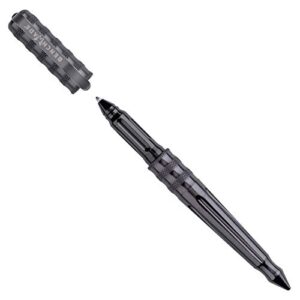 benchmade - 1100-2 series tactical pen, aluminum, charcoal, black ink, plain tip precision writing tool