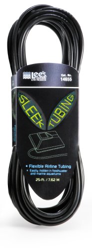 Lee's Sleek Airline Tubing, 25-Foot, Black