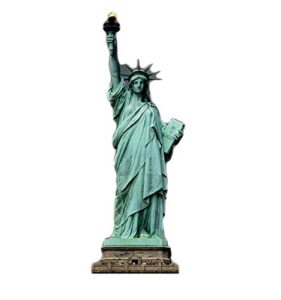 cardboard people statue of liberty life size cardboard cutout standup