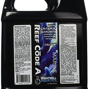 Brightwell Aquatics ABARCA2L Reef Code A Liquid Salt Water Conditioners for Aquarium, 67.6-Ounce
