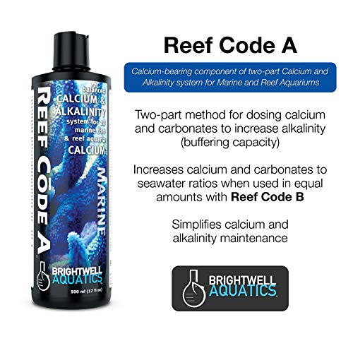 Brightwell Aquatics ABARCA2L Reef Code A Liquid Salt Water Conditioners for Aquarium, 67.6-Ounce