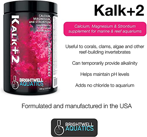 Brightwell Aquatics Kalk+2 - Advanced Kalkwasser Supplement 450g / 15.9oz