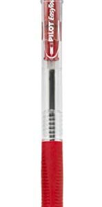 PILOT EasyTouch Refillable & Retractable Ballpoint Pens, Fine Point, Red Ink, 12-Pack (32212)