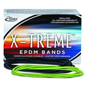 alliance rubber 02005 epdm non-latex rubber x-treme file bands, 200 units (7" x 1/8", lime green), 175 packs