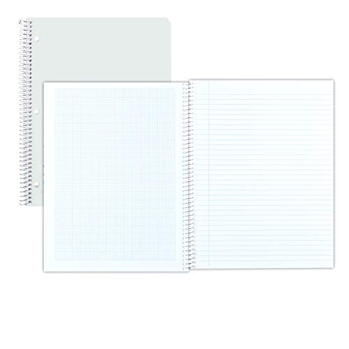 National Engineering and Science Notebook, Quadrille Rule (10 sq/in), White Cover, (60) 11 x 8.5 Sheets