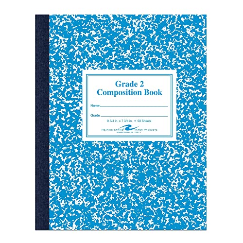 Roaring Spring Grade 2 Ruled Flex Cover Marble Comp Book 9 3/4'' x 7 3/4'', Sold per Book (77921)