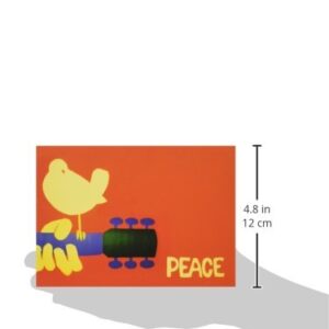 Nouvelles Images Peace Guitar Greeting Cards - 15 cards/16 envelopes