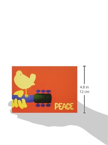 Nouvelles Images Peace Guitar Greeting Cards - 15 cards/16 envelopes