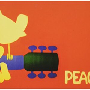 Nouvelles Images Peace Guitar Greeting Cards - 15 cards/16 envelopes