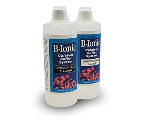 ESV Aquatics B-Ionic Calcium Buffer System, 2-part Calcium and Alkalinity Maintenance Kit for Salt Water Coral Reef Aquarium, 64 Ounce