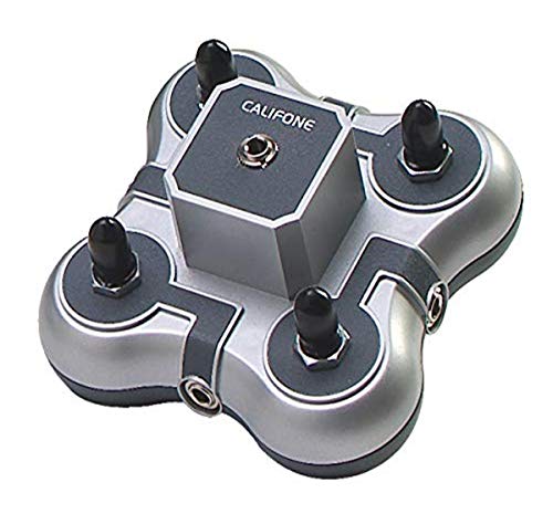 Califone 1114AVPS 4-Position Mini Stereo Jackbox with individual volume control to connect 4 Headphones with media players