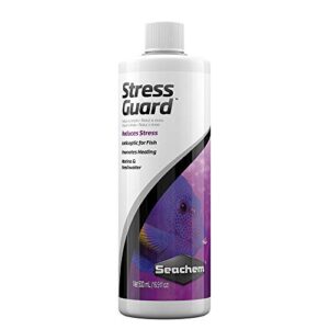 seachem stressguard slime coat protection - stress and toxic ammonia reducer 500 ml