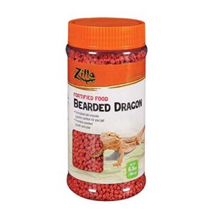 zilla bearded dragon extruded food pellets 6.5 ounces