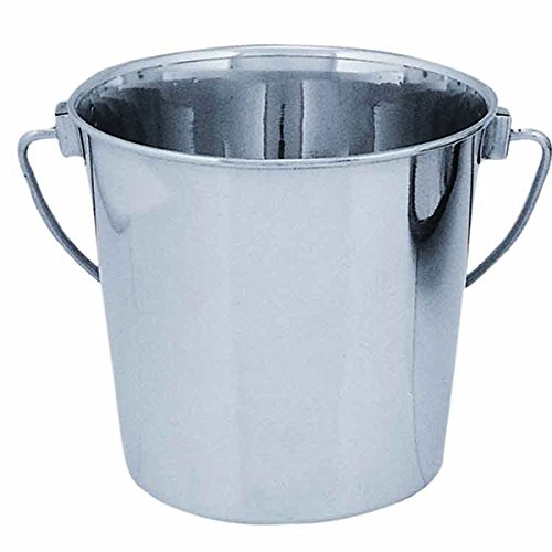 QT Dog - Stainless Steel Round Bucket - 1 QT