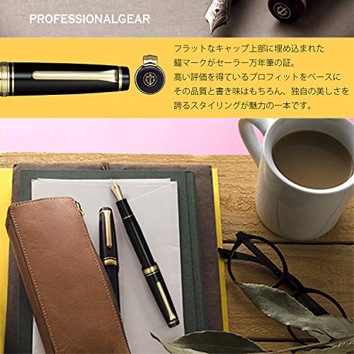 Sailor Fountain Pen Professional Gear Gold 112036420 Middle Point