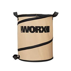 worx wa0030 landscaping 26-gallon collapsible yard waste bag/leaf bin