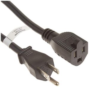 c2g 29930 16 awg short extension power cord, 4 feet (1.21 meters), black