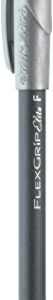 Paper Mate 85587 Flexgrip Elite Stick Ballpoint Pens, Fine Point, Black, 12-Pack