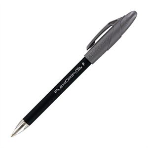 Paper Mate 85587 Flexgrip Elite Stick Ballpoint Pens, Fine Point, Black, 12-Pack