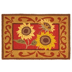 jellybean provence sunflowers scatter rug 20" x 30"