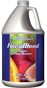 general hydroponics florablend, plant food, 0.5-1-1, 1 gal.