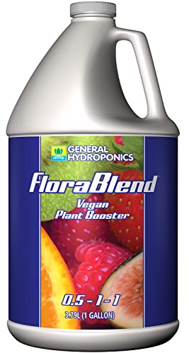 General Hydroponics FloraBlend, Plant Food, 0.5-1-1, 1 gal.