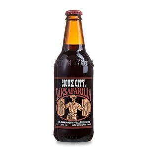 sioux city sarsaparilla - "it's like having the wild west in a bottle!", 12-ounce glass bottle (pack of 12)