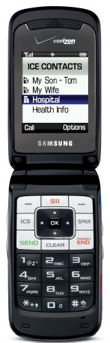 Samsung Knack, Black (Verizon Wireless)