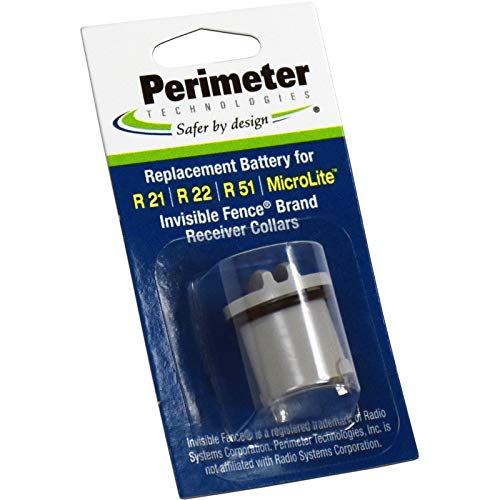 Perimeter Technologies Invisible Fence Compatible R21, R22, R51 and Microlite Dog Collar Battery