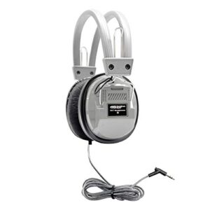 hamiltonbuhl schoolmate deluxe stereo headphone gray with 3.5mm plug