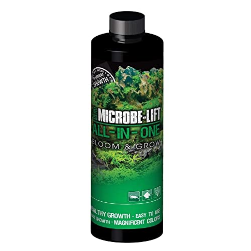 MICROBE-LIFT All In One Aquatic Plant Fertilizer, Increases Plant and Root Growth, Improves Coloring, 16oz