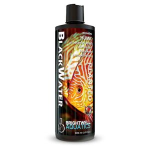 brightwell aquatics blackwater - liquid humic substance conditioner for planted and freshwater biotope aquariums,500-ml