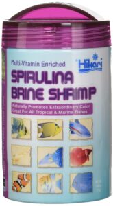 hikari bio-pure freeze dried spirulina brine shrimp cubes for pets, 0.42-ounce