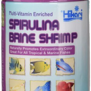 Hikari Bio-Pure Freeze Dried Spirulina Brine Shrimp Cubes for Pets, 0.42-Ounce