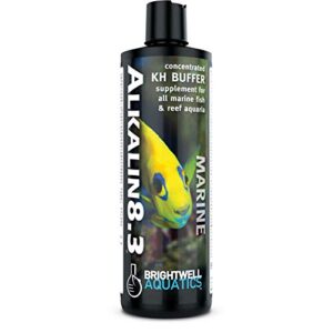 brightwell aquatics alkalin8.3 - concentrated kh buffer supplement for all marine and reef aquariums