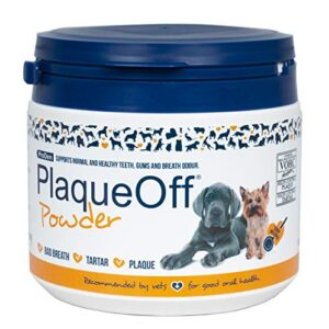 proden plaqueoff powder – supports normal, healthy teeth, gums, and breath odor in pets – 420 g