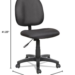 Alera ALEVT48FA10B Alera Essentia Series Swivel Task Chair, Acrylic, Black