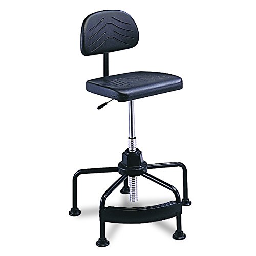 Safco Master High-Back Economy Industrial Workbench Swivel Task Chair, Black (5117)