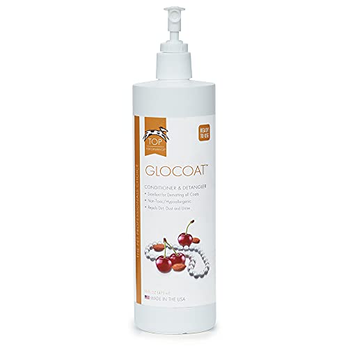 Top Performance GloCoat Pet Conditioner and Detangler, 16 Fl Oz (Pack of 1) (Packaging May Vary)