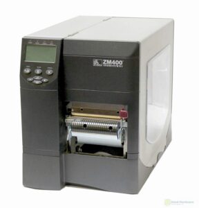 zebra zm400-2001-0000t model zm400 thermal transfer barcode printer; 203 dpi/8 dots resolution, 4.09"/104 mm print width, usb, parallel and serial interfaces; includes us power cord